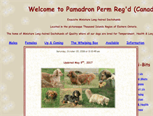 Tablet Screenshot of pamadron.ca
